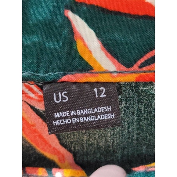 Esmara Women's Green Polyester Pull On Mid Rise Comfort Waist Trouser Pant 12 - Picture 7 of 9